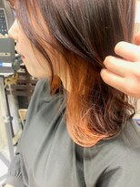 ヘアメイク マルナ 本店(HAIR MAKE MALUNA) 秋冬におすすめ☆暖色イヤリングカラー