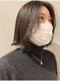 センターパートボブ☆