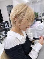 サンド 池袋(sand)&nbsp;イメチェン/ショート/ハイトーン/ベージュ