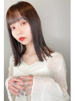 キラク(kirak)&nbsp;透明感カラーのミディアムスタイル