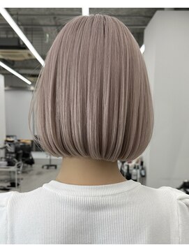 エゴル ナゴヤサカエ(ENGOL NAGOYA SAKAE) 保存必須【海外風ハイトーンボブ】パールブロンドカラー
