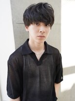 ニコ トウキョウ(nico TOKYO)&nbsp;メンズ/センターパート/ウルフ/シースルーマッシュ