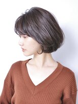 アイスバーグ(eyesburg)&nbsp;20代30代ナチュラルくびれボブ毛先パーマ艶感結べるボブ