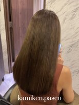 カミケンパセオ(kamiken.paseo)&nbsp;大人上品美髪ロング×艶ブラウンカラー【カミケンパセオ】