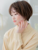 サンドベージュ前下がりウルフマッシュTb10越谷20代30代40代