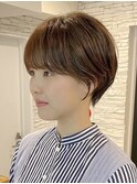ショートヘア/ボブ/可愛い丸み/簡単スタイリング/20代30代
