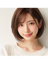 ヘアーズ ベリー 北巽店(hairs BERRY)&nbsp;★大人ショートボブ丸みショートカットマッシュショート前髪あり