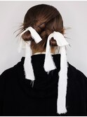 リボンをつけても甘すぎない◎カチモリツイン