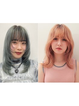 【豊橋】トレンドのレイヤーカットで小顔見せ◎韓国風を叶える、『ブリーチ×顔まわりカット』が人気♪