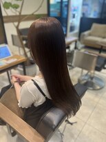 ケンジ 南林間(KENJE)&nbsp;艶カラー×透明感×パープルブラウンカラー【南林間】