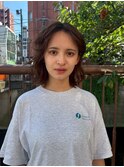 薬院【honen】ミディアムレイヤー髪質改善メテオカラーイルミナ