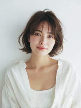 ニスル 上尾店(NISURU) 似合わせカット/大人ガーリー/ダークアッシュ/着物/上尾/上尾駅