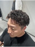サーフカール/スパイキーショート/ブルーブラック/柏