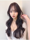 イメチェンヘアスタイル美髪のススメワイドバングブルーブラック