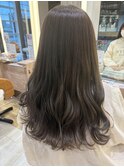 ブリーチなしグレージュ
