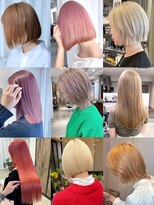 ゴブンノロク(GOBUN NO ROKU)&nbsp;20代30代大人可愛いダブルカラーブリーチ外はねショートボブ