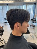 韓国スリークマッシュ×ダウンパーマ