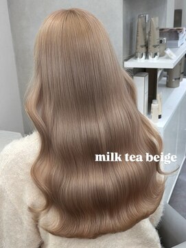 ベレーザ 渋谷(BELEZA) 17724ミルクティーブロンドワンホンレイヤーフィンガーウェーブ