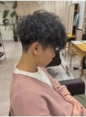 ツイストスパイラル/メンズパーマ／マッシュ