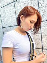 デザート(Des.Art)&nbsp;【天神赤坂】20代30代40代/オレンジカラー/艶カラー/ミニボブ