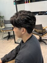 スタイルメンズ 藤沢(STYLE MEN)&nbsp;STYLE MENメンズカットフェザーパーマリバースセンターパート