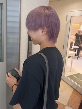ビビディ バビディ ブー 河原町三条店(Bibbidi.bobbidi.boo) ◎青みピンクハイトーンダブルカラー◎