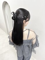 ソリン(Solin')&nbsp;ストレートハーフアップカチモリ×パールシール