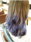 ブルージュグラデーションカラー