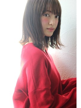 アンアミ オモテサンドウ(Un ami omotesando) 【Un ami】《増永剛大》 切りっぱなし風、人気ミディ★