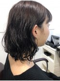楽々パーマと暗髪