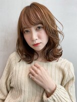 アイティー バイ アルバム 浦和店(IT by ALBUM)&nbsp;ラフスパイラル_ココアブラウンフリンジウェーブ_6954