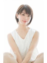 ナンバー デセオ 吉祥寺(N° deseo)&nbsp;大人可愛い20代30代40代小顔ワンサイドショートボブ丸み前下がり