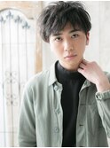 ラフな質感で遊ぶ！グレイアッシュ無造作くせ毛風ヘムライトC