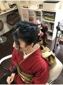 ポニーテール風