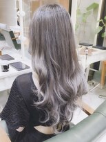 デイズ(days)&nbsp;かき揚げロング　ホワイトアッシュカラーグラデーションカラー