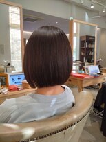 アドラーブル 女池店(adorable) 20代30代40代大人可愛いリップライン艶感ボブ