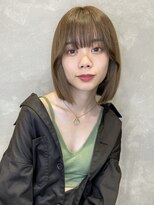 トルネード(TORNADO) 20代30代40代 切りっぱなしボブチョコレートグレージュM621