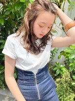 ロジッタ(ROJITHA)&nbsp;【ROJITHA原宿表参道】ホワイトブロンド×かきあげバング