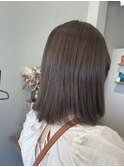サラサラヘアのピスタチオベージュ◎