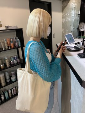 ペレ 渋谷(PELE) Y210_ブロンドボブ