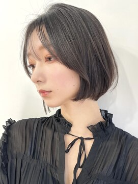 ピープスアンドスー 表参道 渋谷(Peeps&Suu.) 外ハネ韓国風ボブグレージュ_髪質改善/20代30代40代