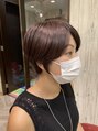 アース 三田南ウッディタウン店(HAIR&MAKE EARTH) 絶壁解消、もちの良いショートヘア