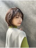 シルキーベージュ×グレージュカラー【髪質改善/縮毛矯正】