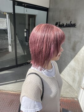 エムドットヘアーサロン(M. hair salon) 【門田美穂】ももいろピンクベージュ♪♪