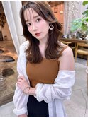 大人かわいいくびれヘア前髪カット顔周りカットおくれ毛