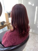 ベラ(Bella)&nbsp;モテ愛されミディアムウルフワインレッドカラー20代30代40代