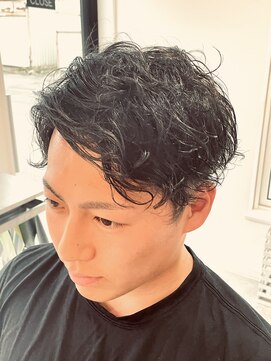 グランツ サイドパートスパイラルパーマ