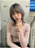 似合わせ韓国ウルフカットシアーカラーセミディくびれレイヤー