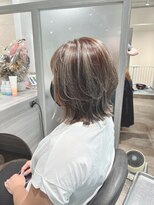 ブロッサム 保谷(Blossom)&nbsp;抜け感♪ハイライトショートカットグレージュウルフカット