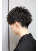 マッシュソフトツーブロック刈り上げフェザリースパイラル